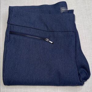 Van Heusen Stretch Extnsible Blue Dress Pants